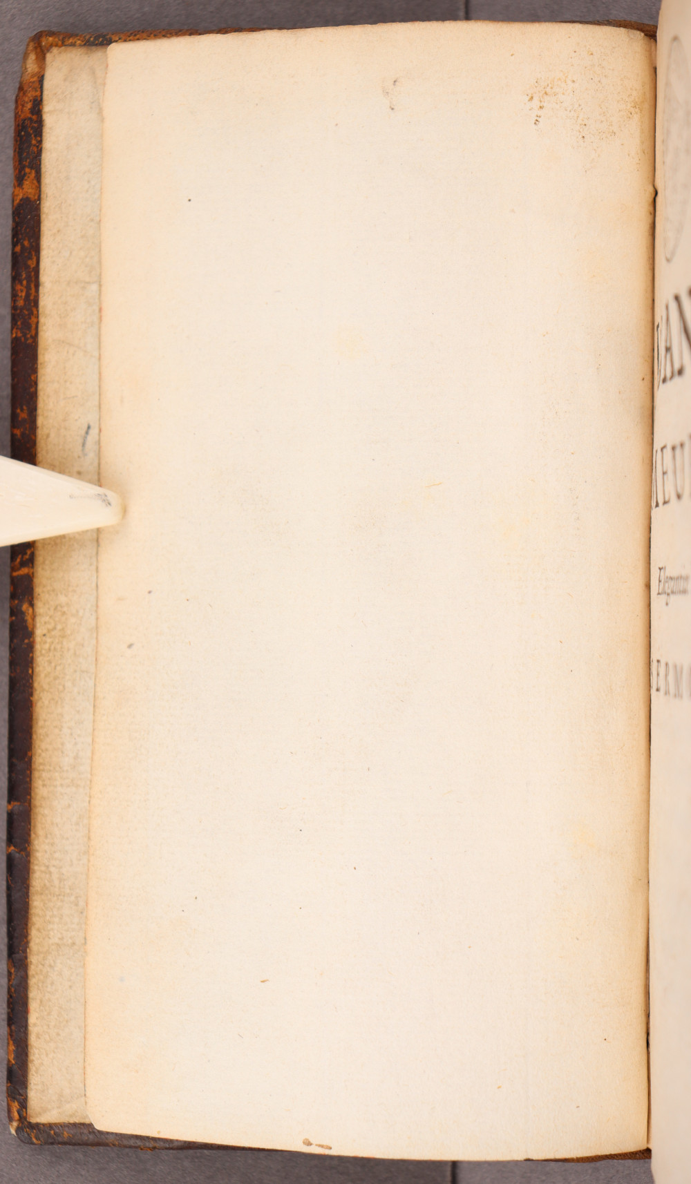 Flyleaf verso